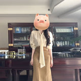 A Complete Set Of Unique And Beautiful High-Rise Half-Sleety Skirt French Shirt Two Sets