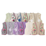 Embroidered V-Neck Sleeveless Coat With New Women's Summer Vest