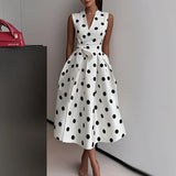 French Wave Dress 2025 Summer Retro New Temperament Slim Dress Female