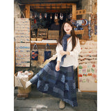 Casual Holiday Style Fashion Set Sun Protection Cover Shirt Women's Niche Print Skirt