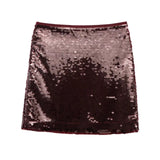 2025 Women's Autumn And Winter Temperament Light Fashion New Party Squin Mini Skirt