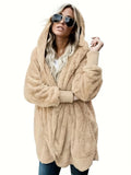 Mid-Term Long-Sleeved Long-Sleeved Hooded Long-Sleeved Jacket In Autumn And Winter 2025