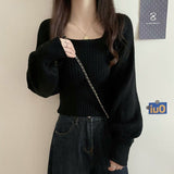 French Collared Sweater Women 2025 Autumn And Winter 2025 New Gentle Inside Lazy Design Knitted Bottom Shirt