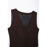 Women's Clothing 24 New Side Fork Vest Belt 100 Folded Casual Trousers