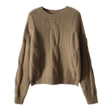 Autumn/Winter 2025 Mahjong Sweater New French Vintage Long Sleeve Knitted Fashion T-Shirt Loose Bottom