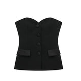 Women's Clothing 2025 Spring New Silk-Sense Texture Spliced Tight Body Clothes + Open-Fork Splicing Skirt Set