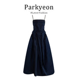 This Year's Popular Super-Good Dress Summer French Temperament Exquisite Sling Princess Dress