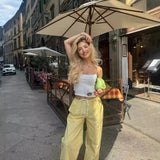 Z Spring And Summer New Striped Loose Shirt 3217253 Pajamas Trousers 6929414