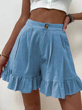 Shorts Women's Summer Wearing Casual Broad Legs Loose Shorts 2025 Summer New Women's High Waist Shorts