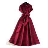 High-End Exquisite Dress Dress Women 2025 Summer Straps To Cover Short-Sleeved Grand Dress