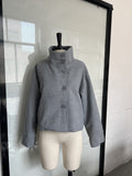 2025 Spring And Autumn New Temperament Trend Collar Buckle Jacket Short Jacket