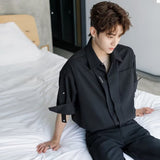 Men's High-End Casual Shirt Short-Sleeved Shirt Men's Shirt With Summer New Small Simple And Generous