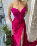GY23133 Feathers Tug On The Ground To Open The Robe Dress