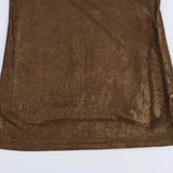 2025 Summer New Women's Sexy Back Repair Metal Foil Hanging Neck Dress