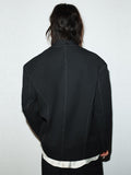 Autumn 2025 New Women's Loose Commute High-End Feeling Short-Line Long-Sleeved Blazer Women