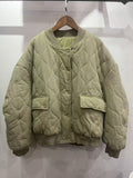Cotton Clothes Loose Bomber Jacket Baseball Suit Casual Thin