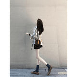 2025 Summer High-End Personality Romantic National Style Totem Shirt Jacket High-Waisted Casual Shorts Set