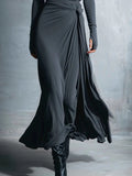 2025 Women's Dress Irregular Sexy Body Dress Temperament Folded Dress