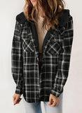 Autumn/Winter 2025 Women's Jacket Long Sleeve Hairy Hooded Jacket Jacket With Pocket
