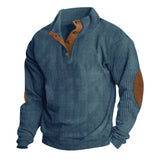 Autumn And Winter New Men's Outdoor Jacket Corduroy Leisure Collar Long Sleeves