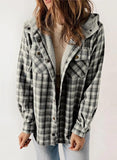 Autumn/Winter 2025 Women's Jacket Long Sleeve Hairy Hooded Jacket Jacket With Pocket