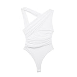 Z Women's Dress French Fashion Casual Pure Color Brocing Net Asymmetric Folding And Dressing Woman 5039337