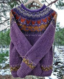 New Sweater Women's Wish Hot Selling Round Collar Color Loose Fashion Knitted Shirt