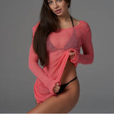 New Knitted Sexy Beach Dress In Summer 2025