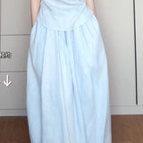 Temperament Lazy Style A Set Of Thin Shirt Folds Design Smear Tsets Women's Boobs Half-Dress Women's Suit