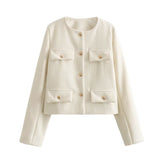 2025 Women's Autumn And Winter Fashion New 15 Color Jacket Small Scent Style Short Suit Jacket