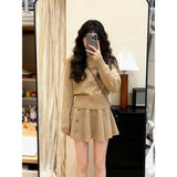 Zhao Luth's Same Red Tight-Fitting Broad-Legged Casual Pants Woman In The Fall Of The Retro Loose Straight Trousers