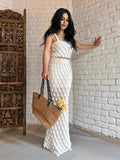 Middle East New Women's Fashion Sling Two Sets Of Scales Designed Sweet Spicy Half-Dress Set Elegant
