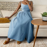 2025 Women's Elegant Sensual V-Neck High-Rise Fashion Sling Dress