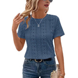 New Wish Hot-Solded Empty V-Neck Short-Sleeved Bat Sleeves Thin T-Shirt New T-Shirt
