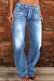 Exploding Wish Ladies Jeans Slimming Water Wash Thorn Trousers Trousers Nk205