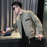 Men's Fashion Flying Jacket Men's Spring And Autumn Senior Handsome Baseball Uniforms Men's 2025 New Model