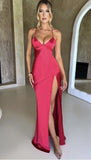 2025 Summer Women's Sling V-Necked Fork Sexy Dew Dress Temperament
