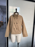 2025 Spring And Autumn New Temperament Trend Collar Buckle Jacket Short Jacket