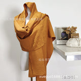 Tiktok Robe Skirt Coat Women's Explosive Middle East Turkey Solid Color Big-Size Cardigan 2 Sets