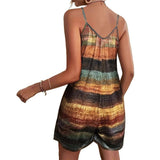 New Women's Clothing Large Print Casual Sleeveless Loose Broad Leg Trousers Plus-Size Women's Clothing