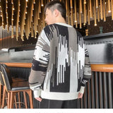 Korean Version Of High Street Clothes Men In Spring And Autumn 2025 New Trendy Languid Knitted Sweater Long Sleeves