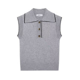 Women's Clothing 2025 Spring New Street Fashion Personality Set Knitted Vest Vest