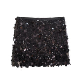 New Women's High-Rise Slimming Body Squin Short Skirt In Autumn 2025