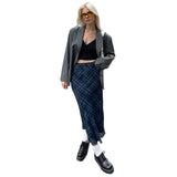 Autumn 2025 Fashion Trend Women's New High-Waist Loose Print Slim Half-Dress