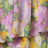Z Summer 2025 New Fashion Temperament Irregular Flower Print Dress 3096152