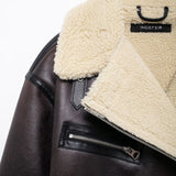2025 Women's Autumn And Winter New Double-Sided Collar Long Fur Locomotive Wind Jacket Jacket Jacket