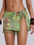 New Sexy Fashion Bead Prints Half-Dress In Summer 2025
