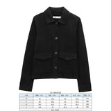Jacket Pocket Women's Texture Collar Coat Effect Velvet Face 2025 Long Sleeve Single Row Buckle Spring
