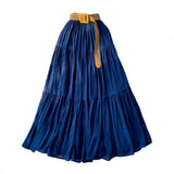 White Half-Dress Women's Dress 2025 Summer Small In The Long Leisure High-Rise Display Thin Pendulum Ponve Egg