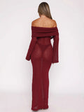2025 Summer New Solid Fashion Word Long Dress Dress Dress Woman